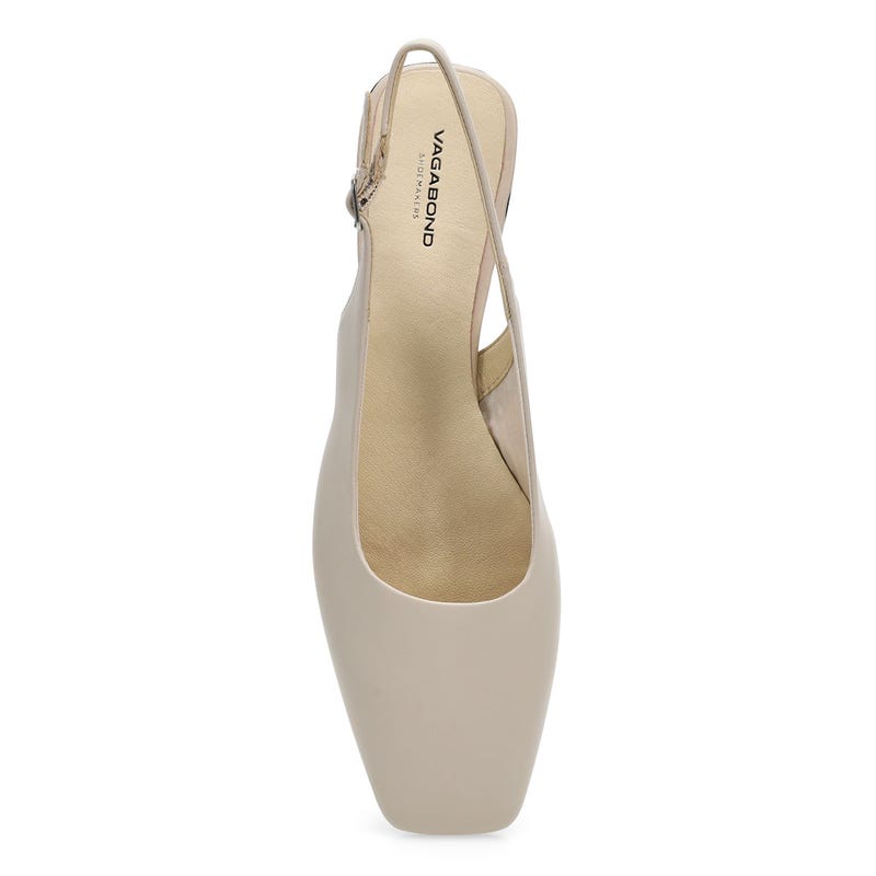 Chaussure décontractée à bride arrière DELIA, blanc cassé, femmes