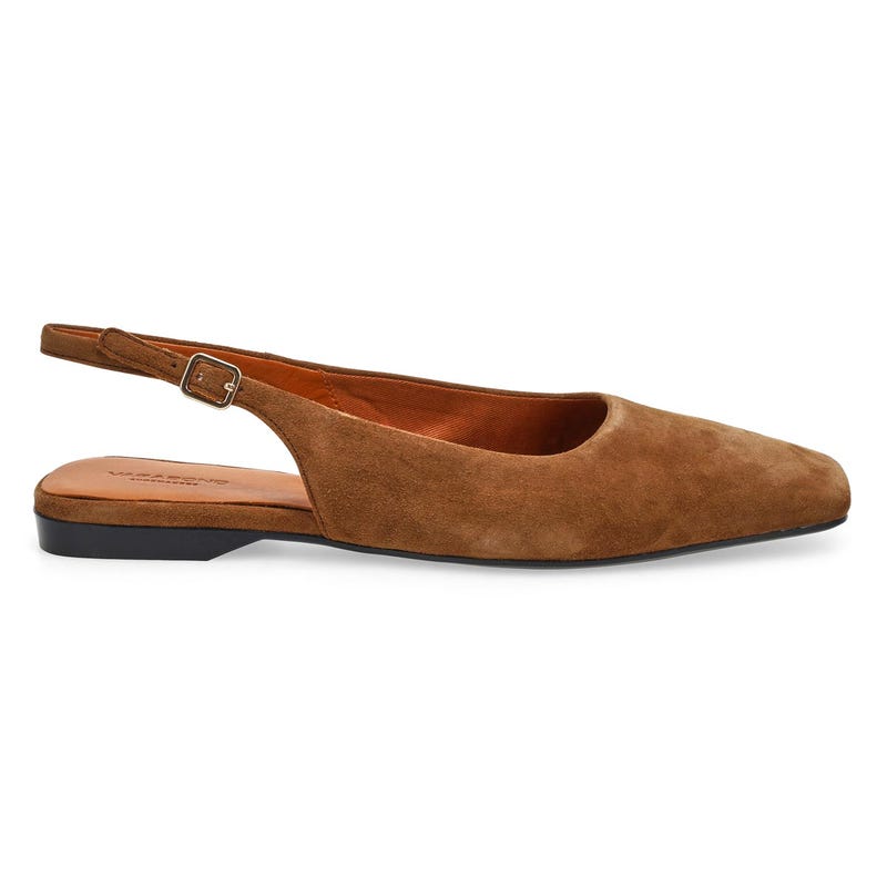 Chaussure décontractée à bride arrière DELIA, brun cacao, femmes