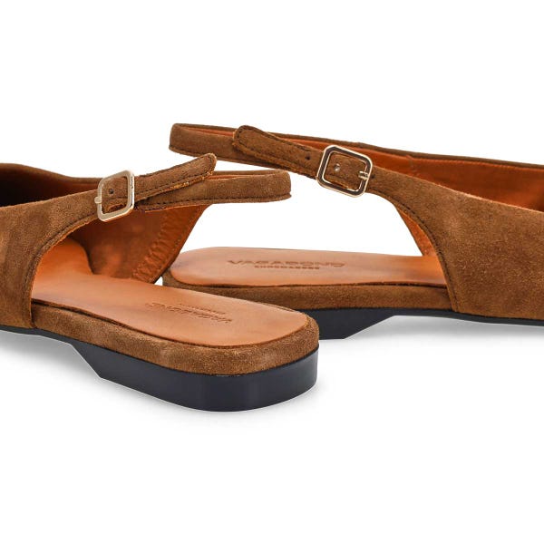 Chaussure décontractée à bride arrière DELIA, brun cacao, femmes