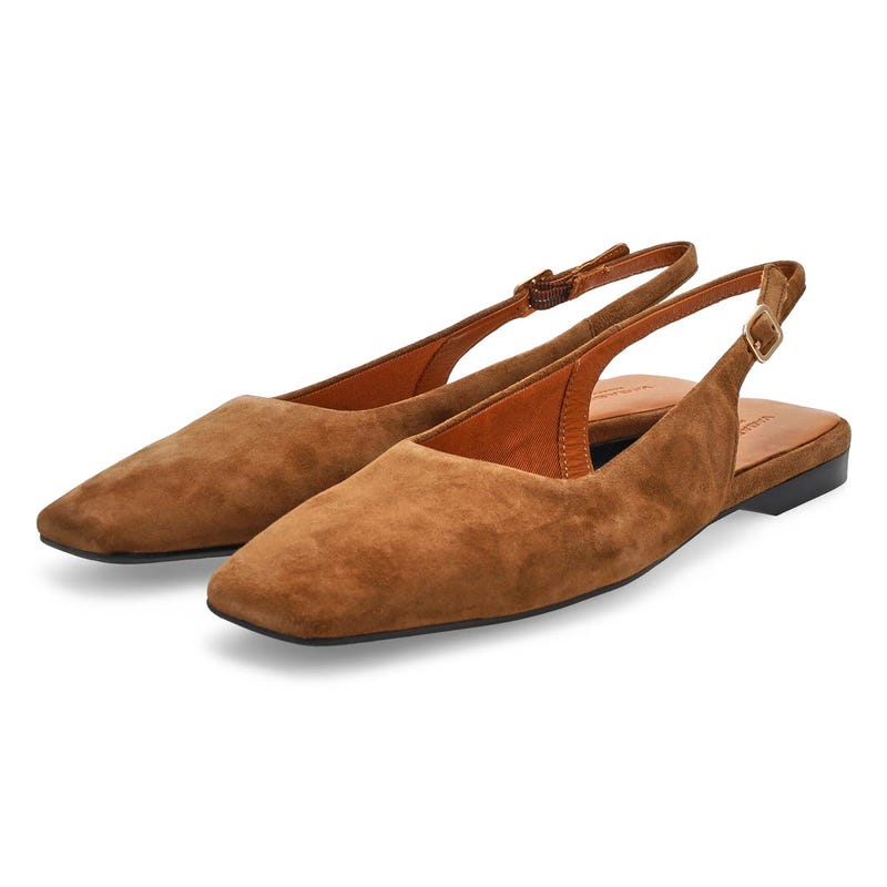Chaussure décontractée à bride arrière DELIA, brun cacao, femmes