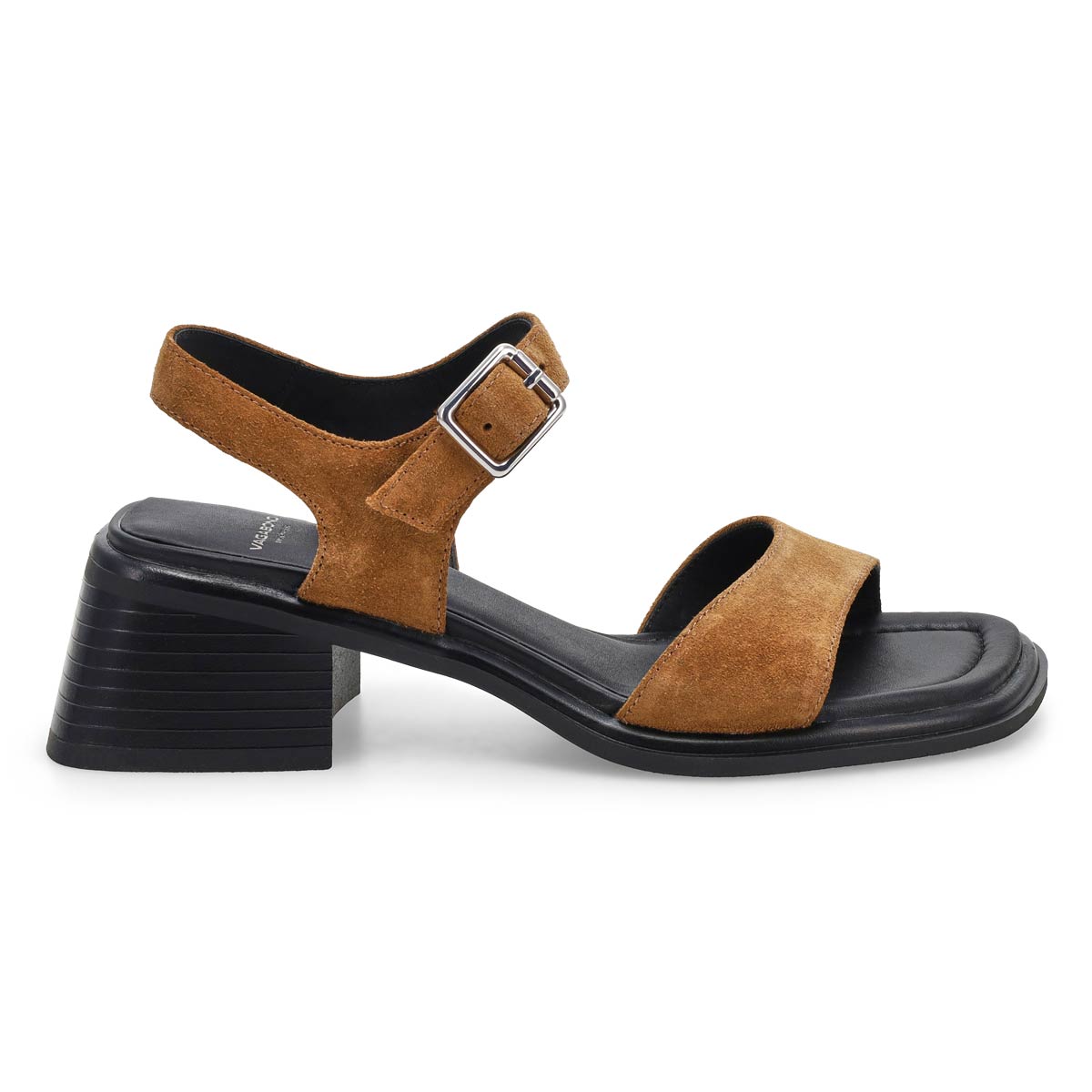Sandale dcontracte  talon INES, noir, femmes