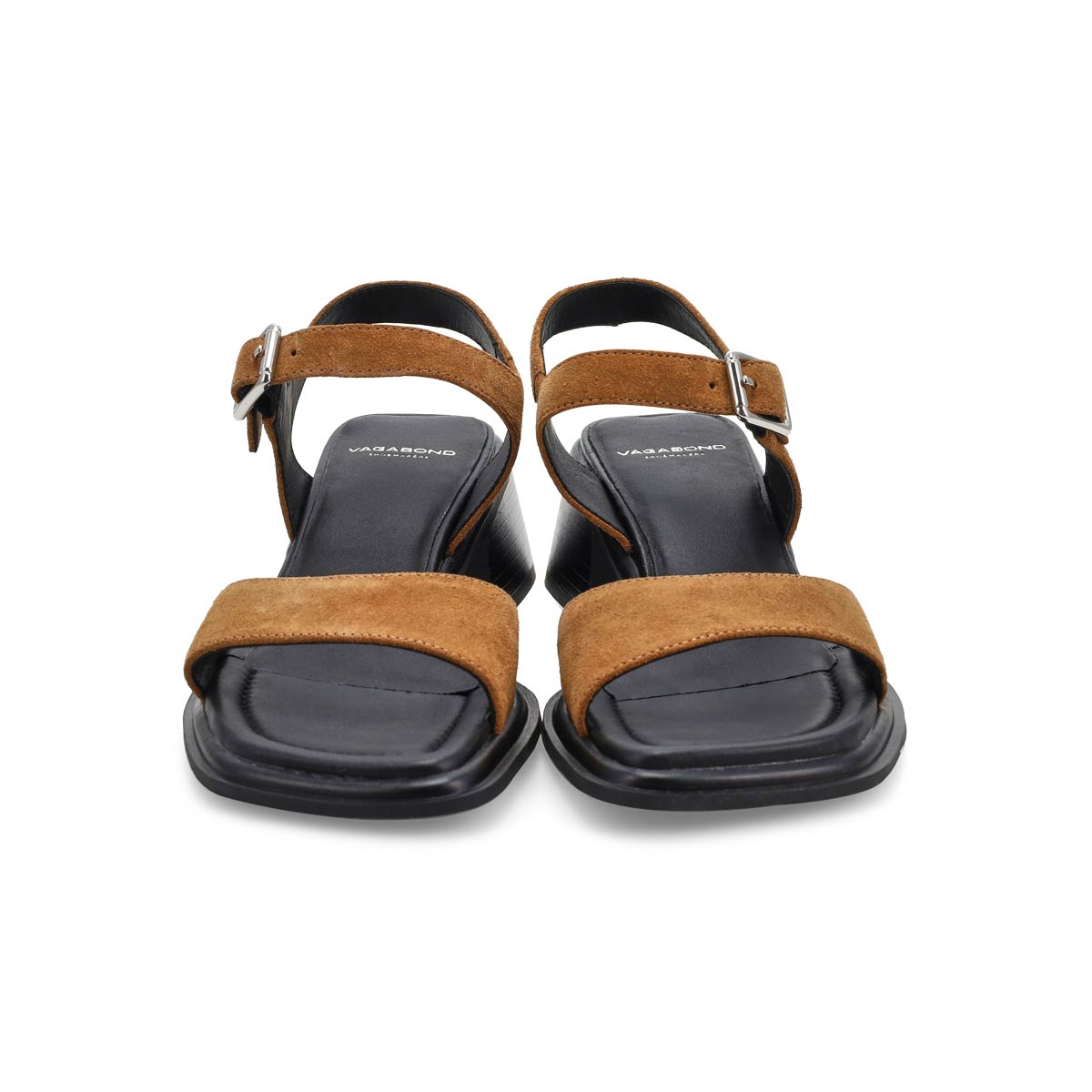 Sandale dcontracte  talon INES, noir, femmes