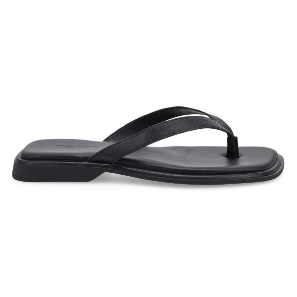 Women's Izzy Casual Thong Slide Sandal - Black
