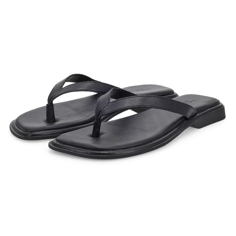 Women's Izzy Casual Thong Slide Sandal - Black