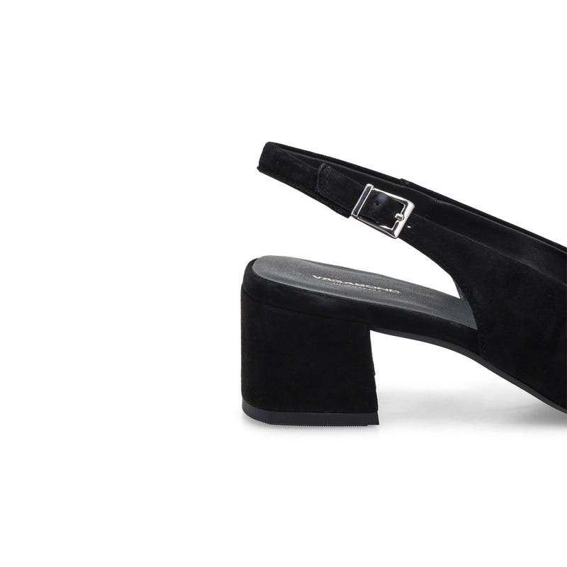 Women's Marta Heeled Slingback Dress Shoe - Black