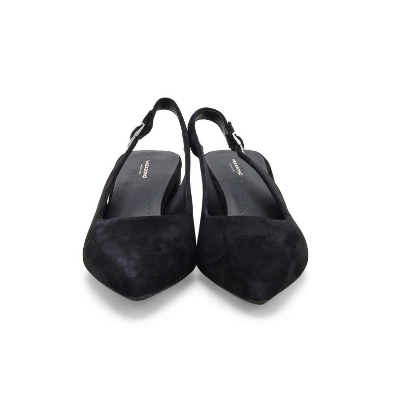 Women's Marta Heeled Slingback Dress Shoe - Black