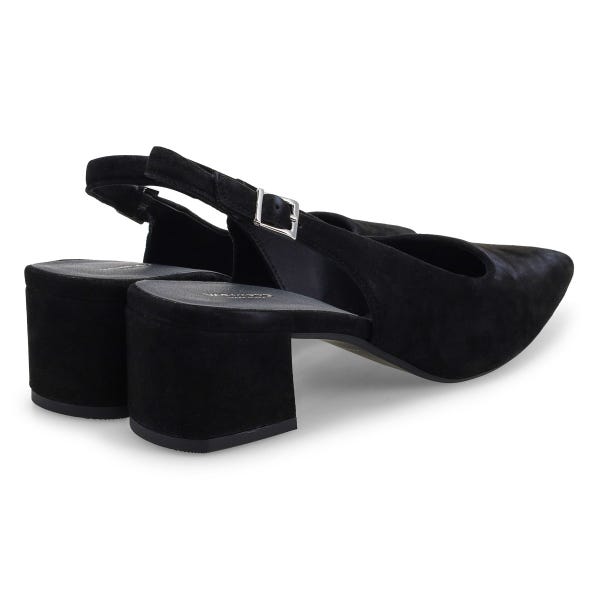 Women's Marta Heeled Slingback Dress Shoe - Black