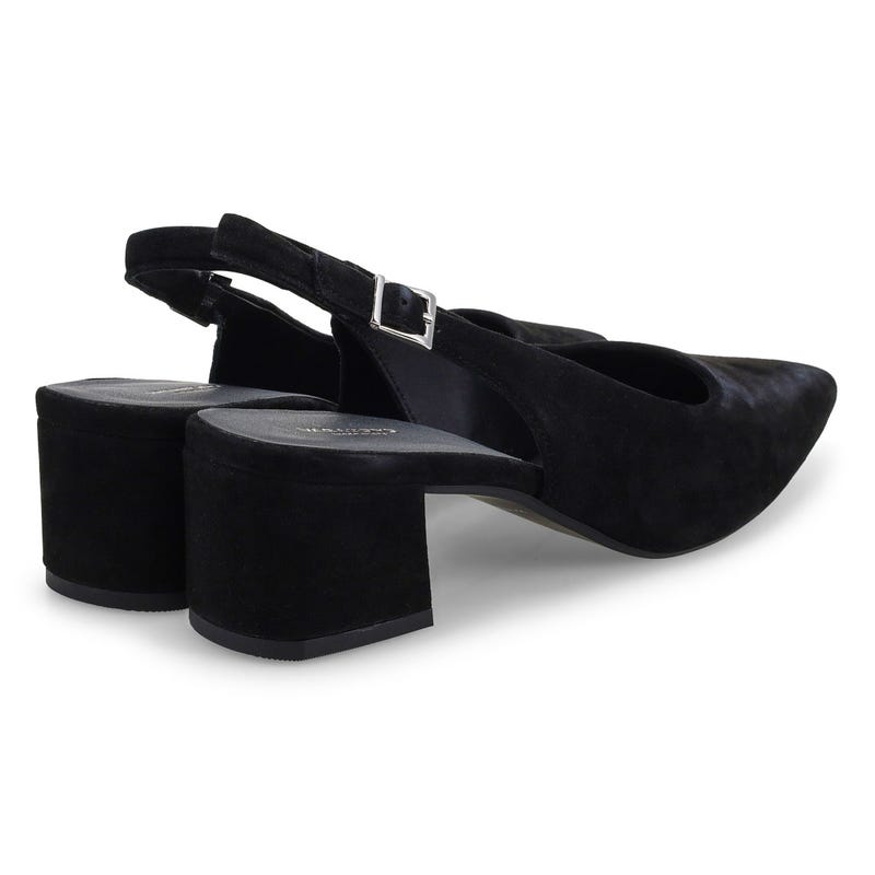 Women's Marta Heeled Slingback Dress Shoe - Black