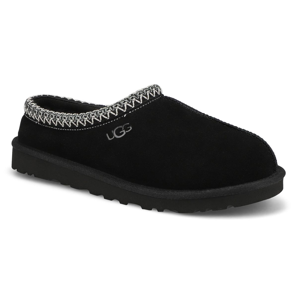 UGG Men's TASMAN black sheepskin slippers | SoftMoc.com