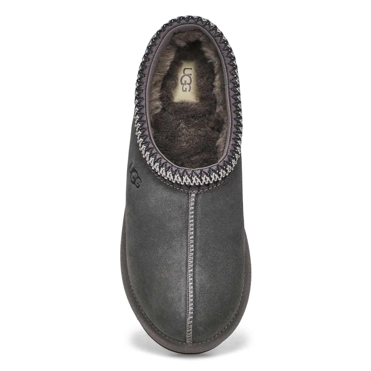 Pantoufle en mouton TASMAN, gris foncé, hommes