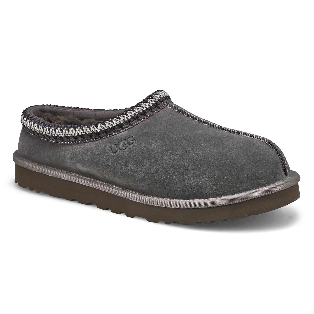 Pantoufle en mouton TASMAN, gris foncé, hommes