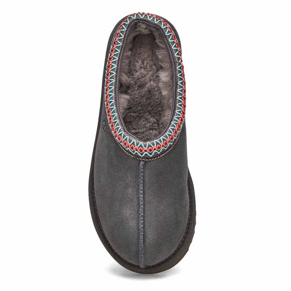 Pantoufle en peau de mouton TASMAN, gris foncé, femmes