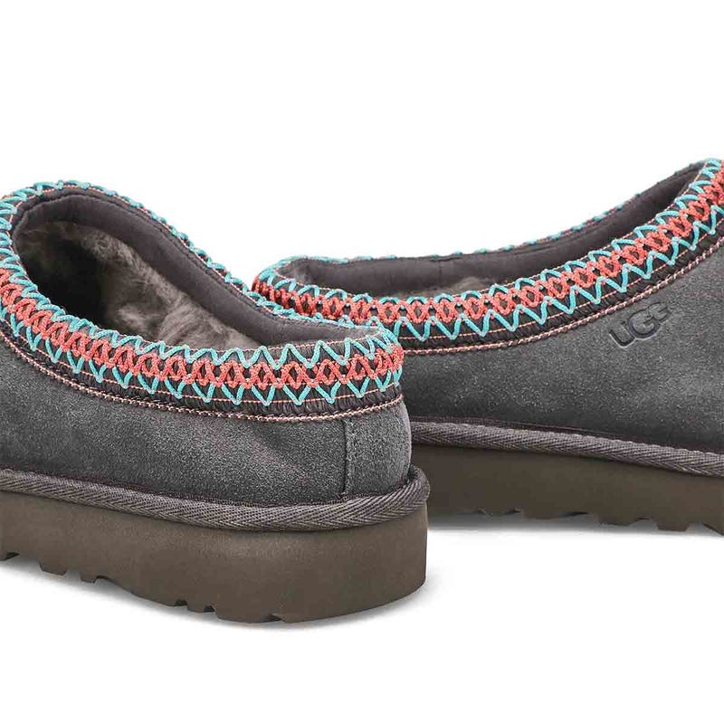 Pantoufle en peau de mouton TASMAN, gris foncé, femmes