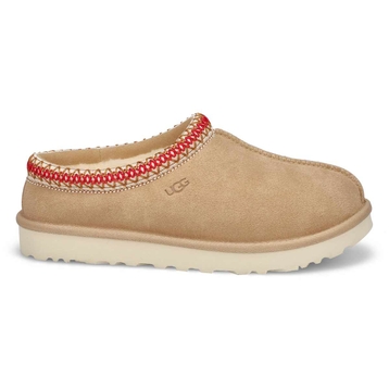 Women's Tasman Sheepskin Slipper - Sand/Dark Cherr