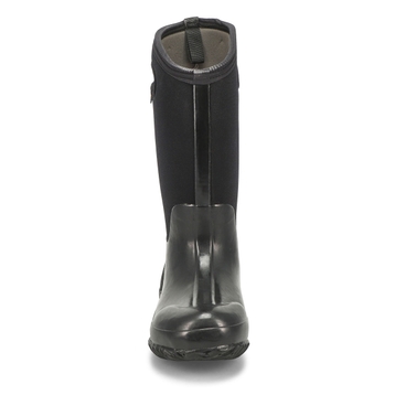 Women's Classic High Shiny Waterproof Boot - Black