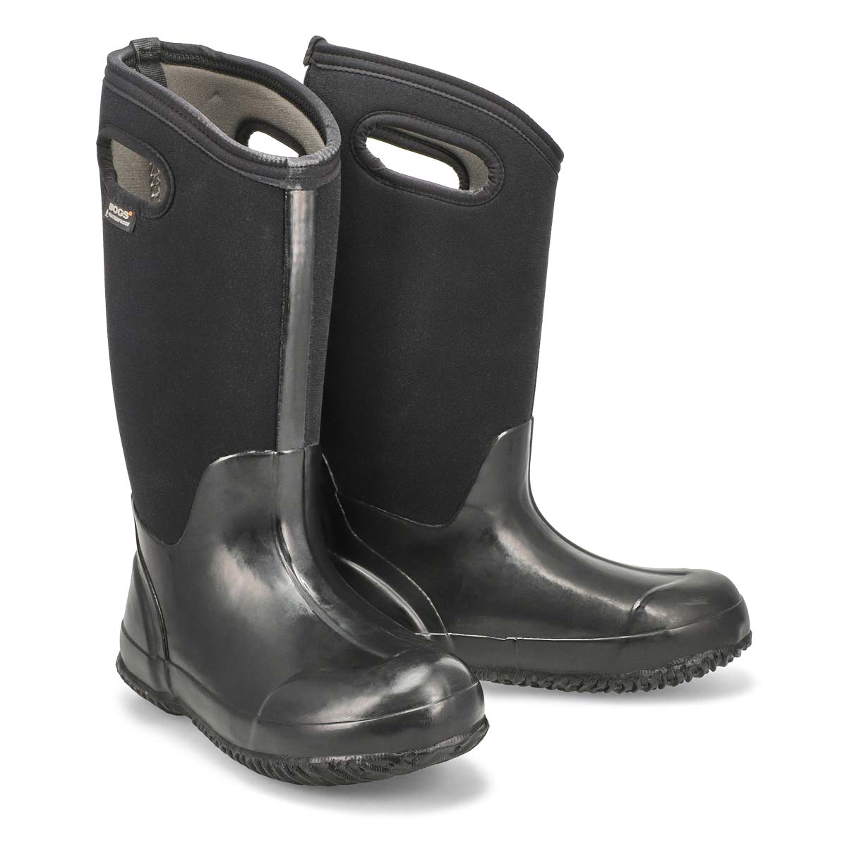 Women's CLASSIC HIGH HANDLES black waterproof boot