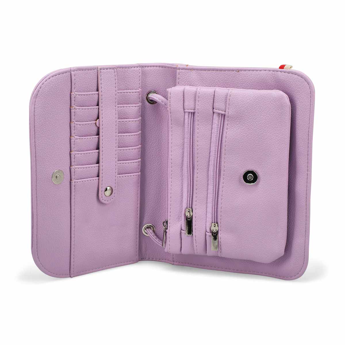 Women's Lola Organizer Crossbody Bag - Lilac