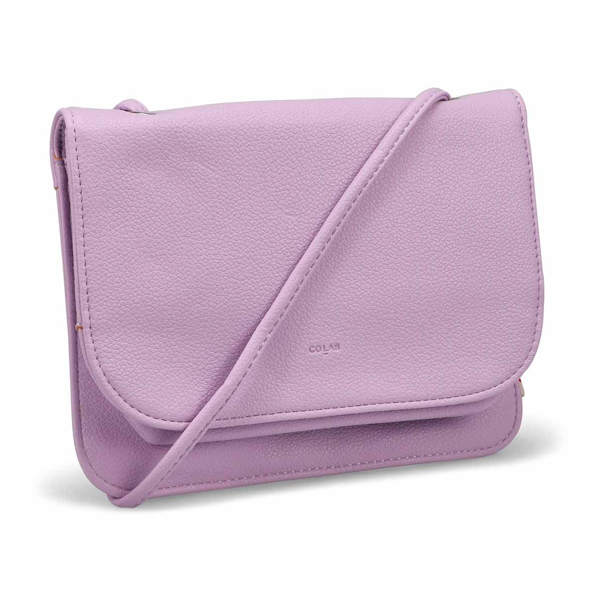 Sac organisateur à bandoulière LOLA, lilas, femmes