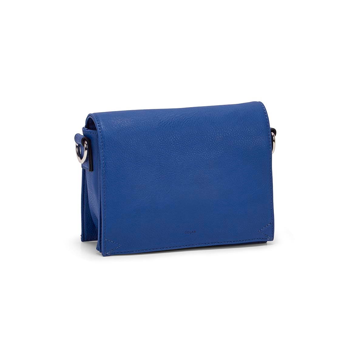 Sac à bandoulière à rabat 6258, bleu roi, femmes