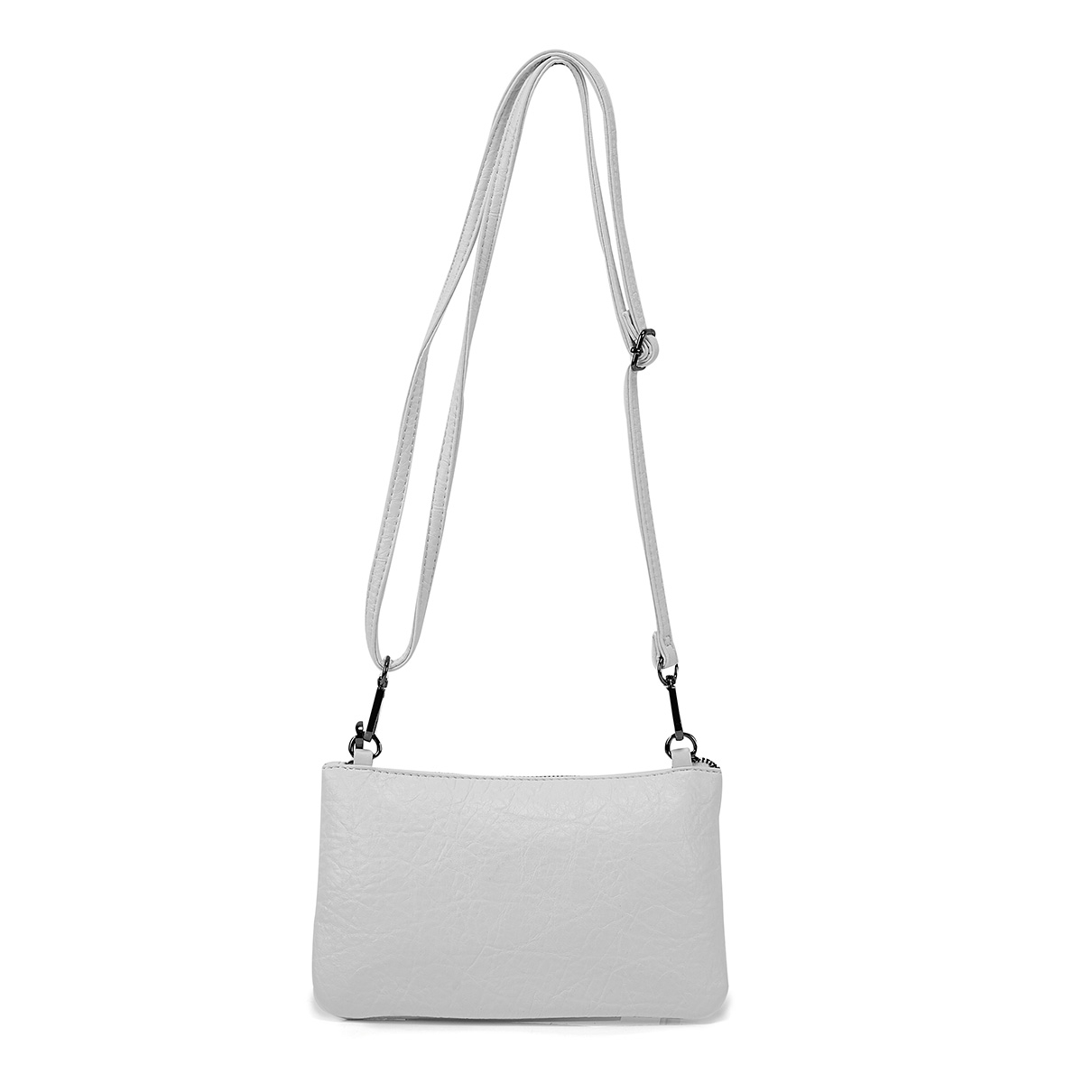 Pochette à dragonne/bandoulière 6324, blanc, femme