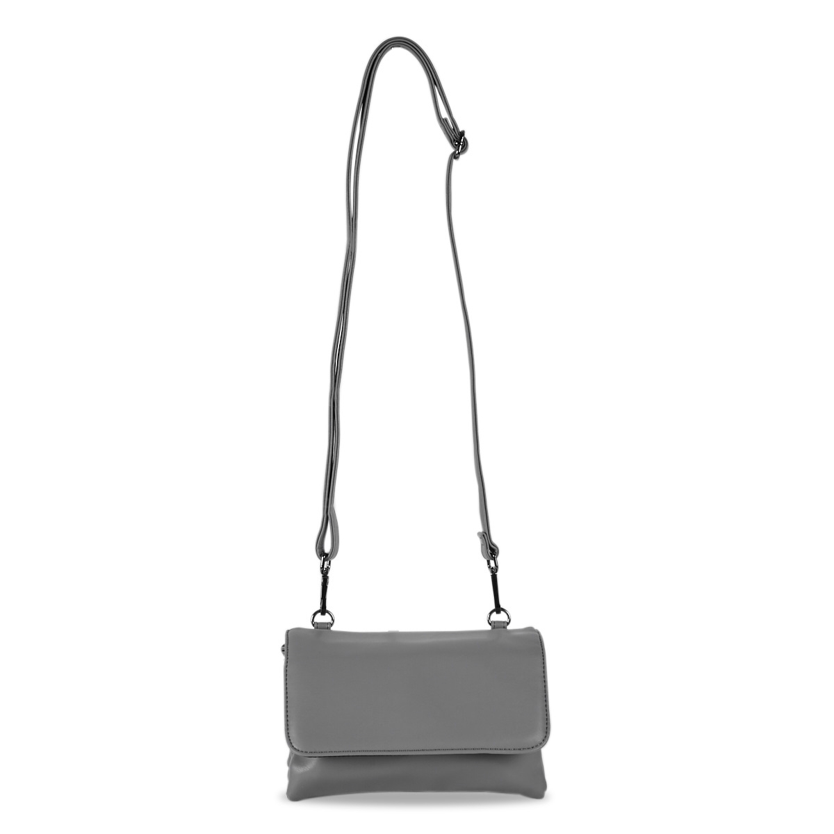 Sac à bandoulière triple 6335, gris, femmes