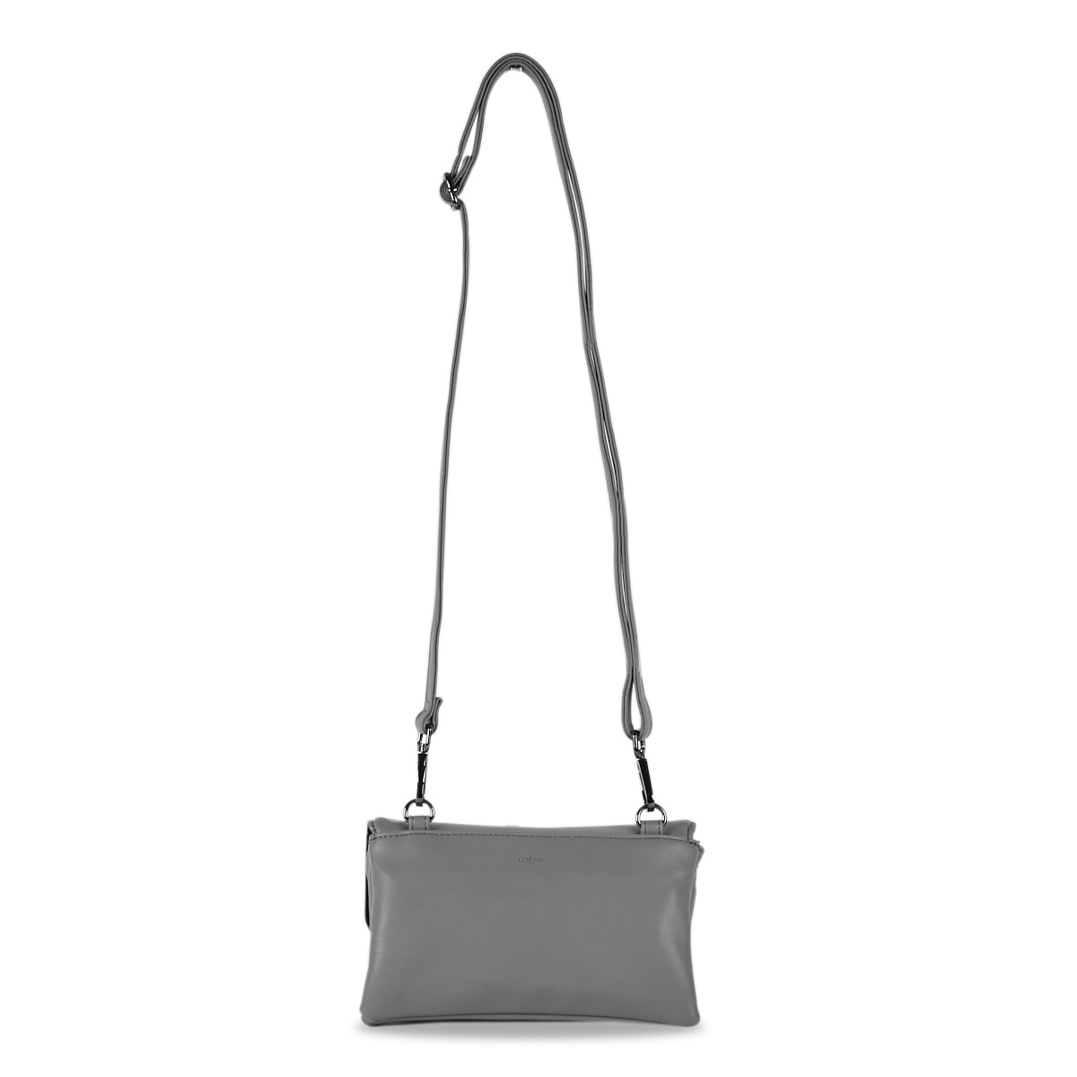 Women's 6335 smooth triple grey crossbody bag