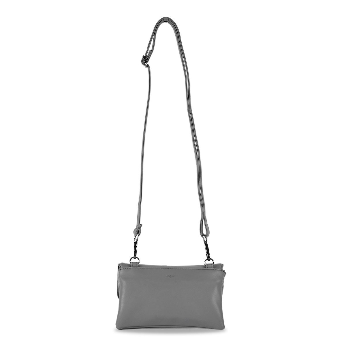 Sac à bandoulière triple 6335, gris, femmes