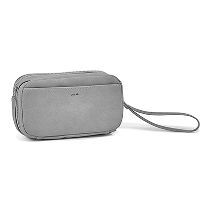 Sac à dragonne/bandoulière, gris, femme