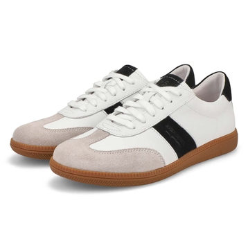 Women's  Joleen 01 Lace Up Leather Sneaker - White