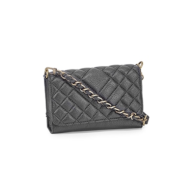 Sac à dragonne/bandoulière, noir, femme
