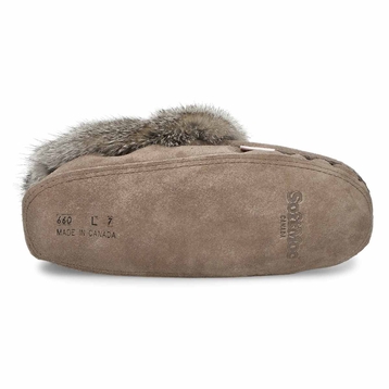 Women's 660 Rabbit Fur SoftMocs - Grey