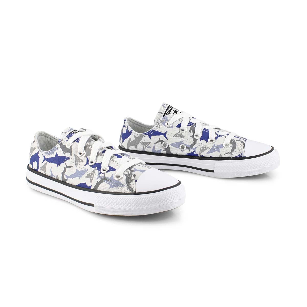 Boys' Chuck Taylor All Star Shark Bite Sneaker - D