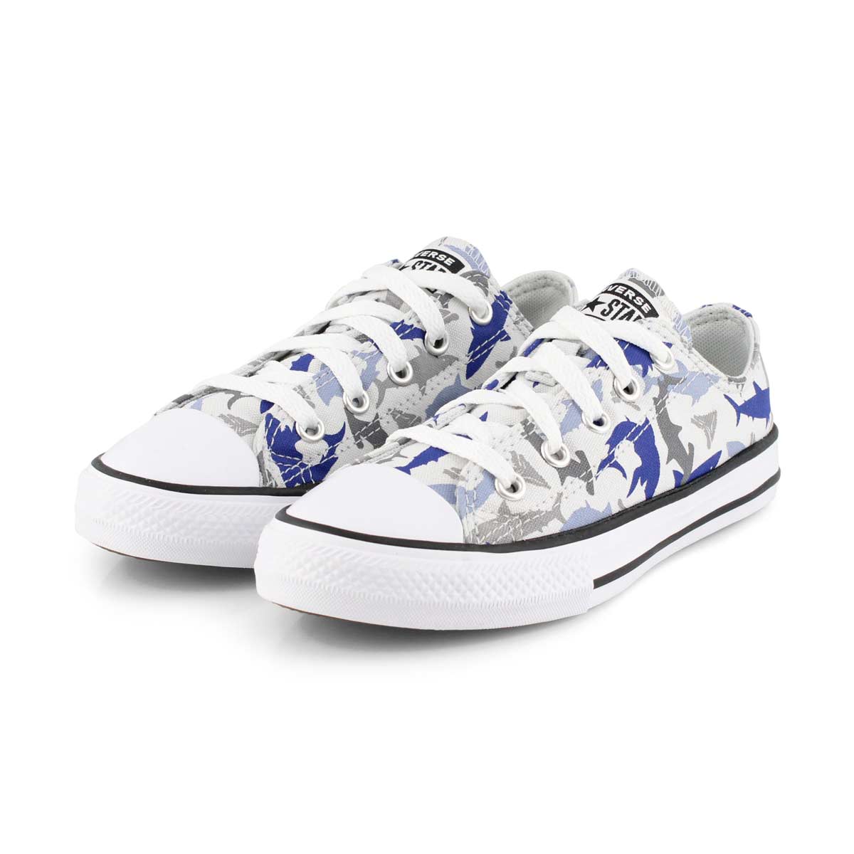 Boys' Chuck Taylor All Star Shark Bite Sneaker - D