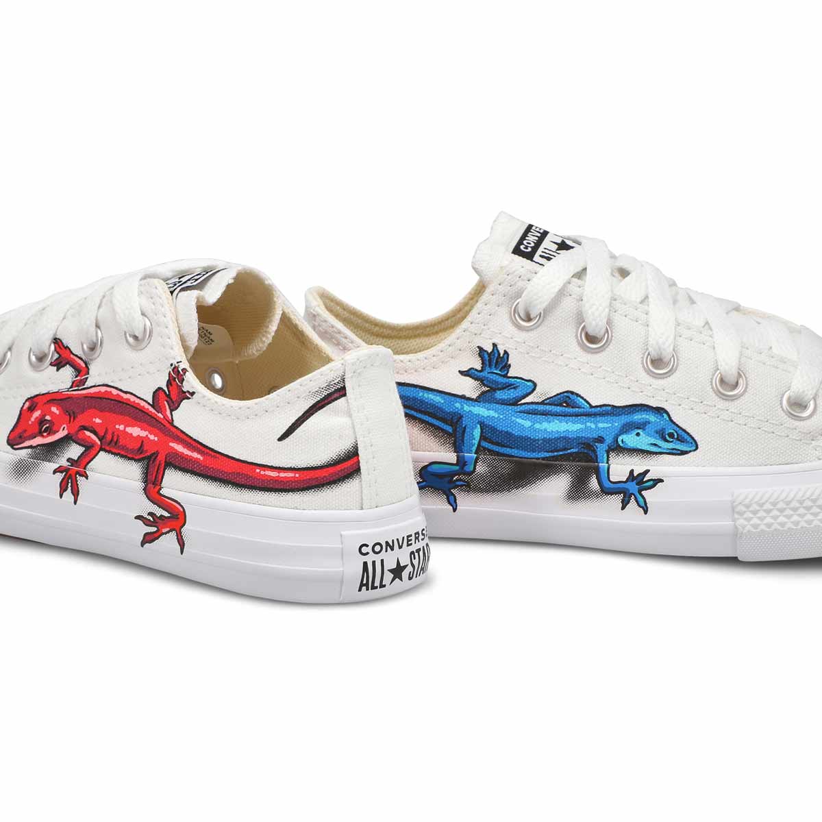 Boys' CT All Star Ox sneakers - wht/red/blk