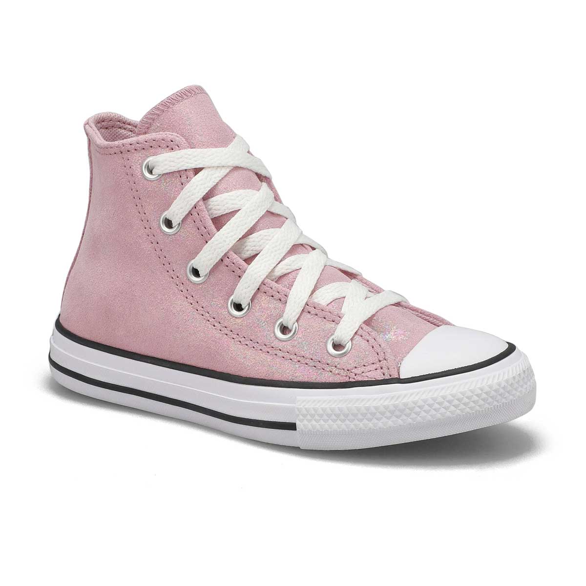 Girls' All Star Hi Top Sneaker - Pink/White/Black
