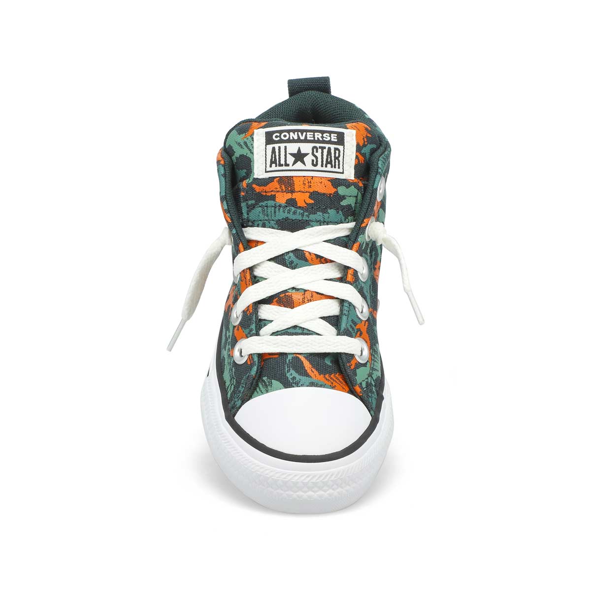 Boys' Chuck Taylor All Star Prehistoric Hi Top Sneaker - Green/Orange