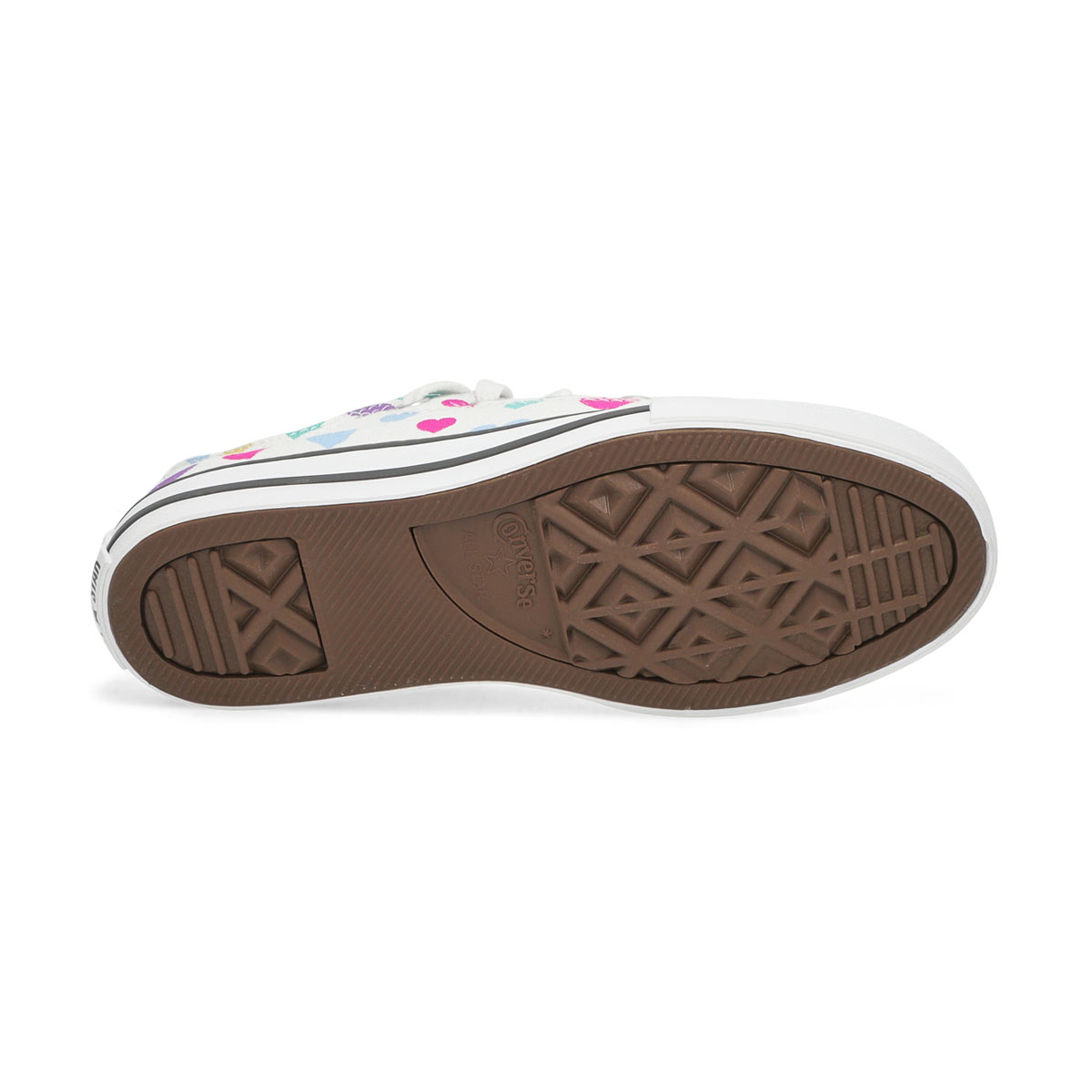 Girls' Chuck Taylor All Star Prints Hearts Sneaker