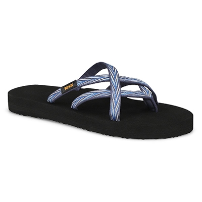 Lds Olowahu Casual Sandal - Palms Indigo