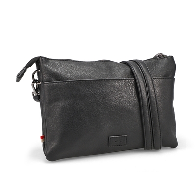 Lds Gambit Crossbody Clutch Bag-Black