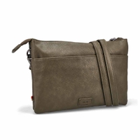 Women's Gambit Crossbody Clutch Bag - Khaki