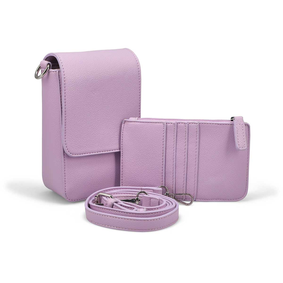 Women's Louve Amber Crossbody Bag - Lilac