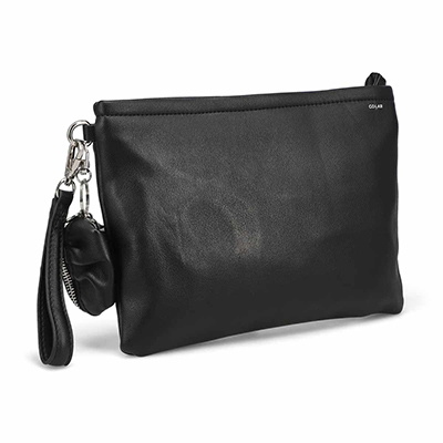 Sac-pochette à bandoulière Boca, noir, femmes