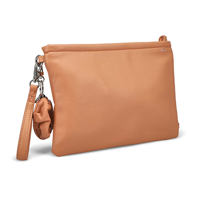 Lds Boca Clutch Crossbody Bag - Clay