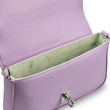 Women's 7006 Maca Flap Shoulder Bag - Lilac