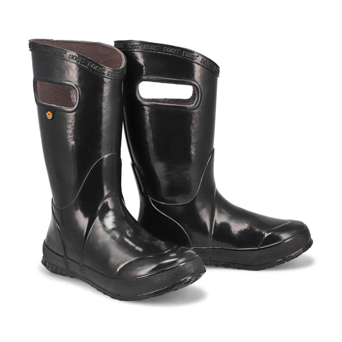 Botte de pluie RAIN BOOT SOLID, noir, enfants