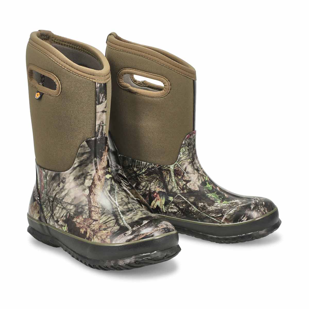 Boy's Class Mossy Oak Tall Winter Boot - Green
