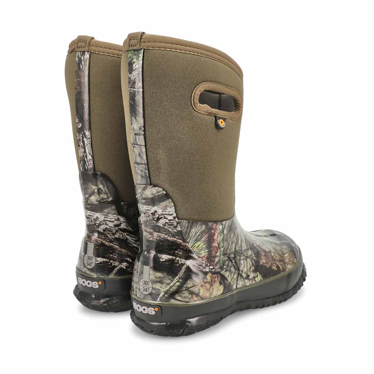 Boy's Class Mossy Oak Tall Winter Boot - Green