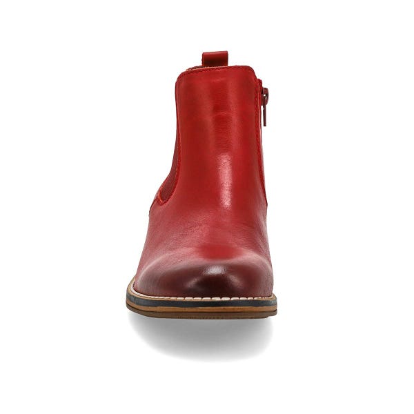 Botte Chelsea imperméable BERLINA 01, rouge, femmes