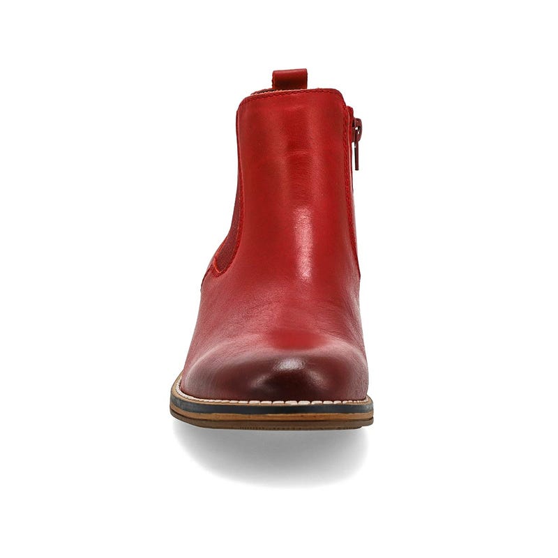Botte Chelsea imperméable BERLINA 01, rouge, femmes