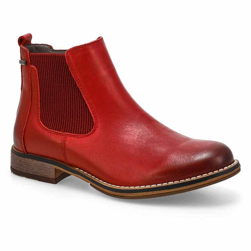 Botte Chelsea imperméable BERLINA 01, rouge, femmes